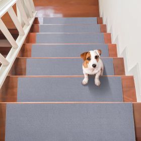 VEVOR Stair Treads, Stairs Carpet Non Slip 8" x 30", Indoor Stair Runner for Wooden Steps, Anti Slip Carpet Stair Rugs Mats for Kids Elders and Dogs